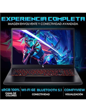 Laptop gamer Acer Nitro V 15 15.6 pulgadas Full HD Intel Core i5 NVIDIA GeForce RTX 5050 24 GB RAM 512 GB SSD