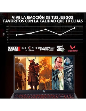 Laptop gamer Acer Nitro V 15 15.6 pulgadas Full HD Intel Core i5 NVIDIA GeForce RTX 5050 24 GB RAM 512 GB SSD