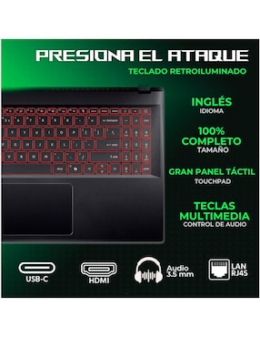 Laptop game Acer Nitro V 15 15.6 pulgadas Full HD Intel Core i5 NVIDIA GeForce RTX 5050 32 GB RAM 512 GB SSD