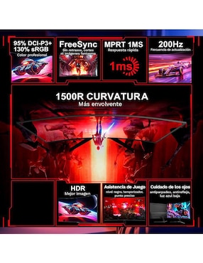 Monitor gamer Sansui Es-G27C1 Freesync Full HD 27 pulgadas