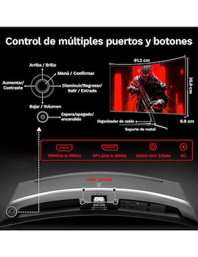 Monitor gamer Sansui Es-G27C1 Freesync Full HD 27 pulgadas