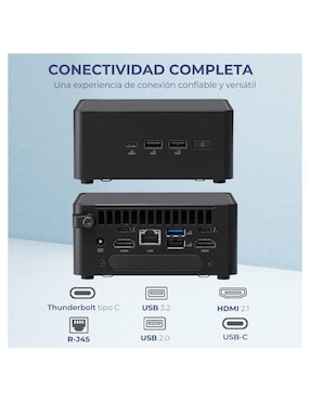 Mini Pc Asus Nuc 14 Pro Intel Core Ultra 7 Integrada 16 GB RAM 1 TB SSD
