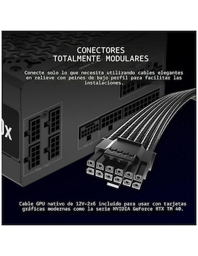 Fuente de poder Corsair RM750X 80Plus Gold