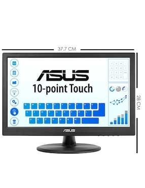 Monitor Asus IPS Full HD 15.6 pulgadas VT169THE tactil