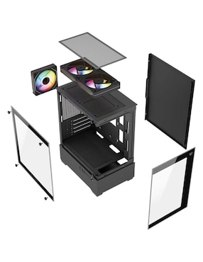 Gabinete de PC Balam Rush 
Nitrox Glow 4700C