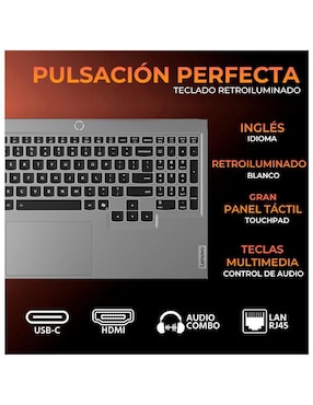 Laptop gamer Lenovo 83JG007PUS 15.6 pulgadas Full HD AMD Ryzen 7 NVIDIA GeForce RTX 5060 16 GB RAM 512 GB SSD
