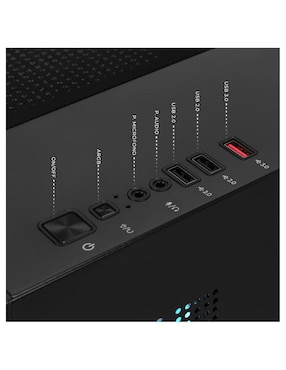 Computadora gamer Xtreme PC Gaming XTPCR516GB5060MAE 32 pulgadas QHD AMD Ryzen 5 NVIDIA GeForce RTX 5060 16 GB RAM 1 TB SSD