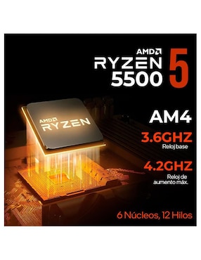 Computadora gamer Xtreme PC Gaming XTPCR516GB5060MAE 32 pulgadas QHD AMD Ryzen 5 NVIDIA GeForce RTX 5060 16 GB RAM 1 TB SSD