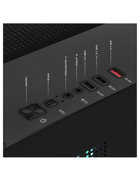 Computadora gamer Xtreme PC Gaming XTPCR716GB5060MAE 32 pulgadas QHD AMD Ryzen 7 NVIDIA GeForce RTX 5060 16 GB RAM 1 TB SSD