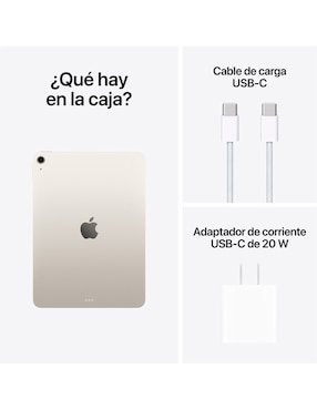 Apple iPad Air M4 11 pulgadas 256 GB 12 GB RAM Blanco Estelar
