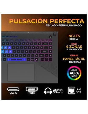 Laptop gamer Asus G614PP-WH94 16 pulgadas WUXGA AMD Ryzen 9 NVIDIA GeForce RTX 5070 16 GB RAM 1 TB SSD