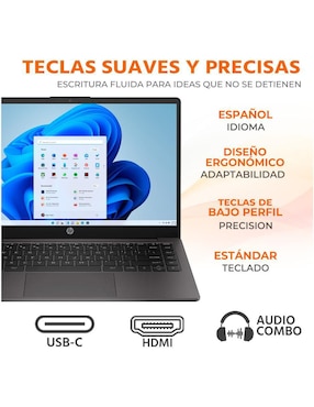 Laptop Hp 245E-R332512M 14 pulgadas HD AMD Ryzen 3 integradas 32 GB RAM 512 GB SSD