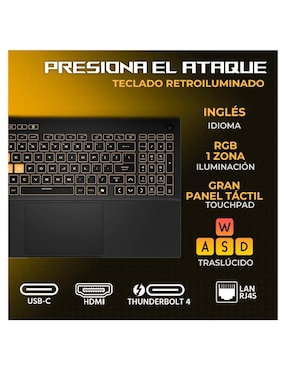 Laptop gamer Asus TUF16I-5070CI7321TM 16 pulgadas WUXGA Intel Core i7 NVIDIA GeForce RTX 5070 32 GB RAM 1 TB SSD