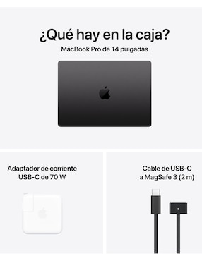 Apple MacBook Pro 14 pulgadas M5 Pro 24 GB RAM 1TB SSD Negro Espacial