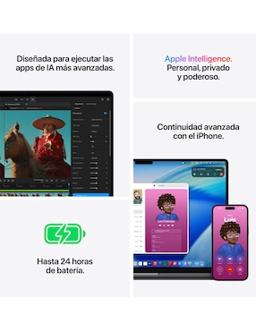 Apple MacBook Pro 16 pulgadas M5 Pro 24 GB RAM 1 TB SSD Negro Espacial