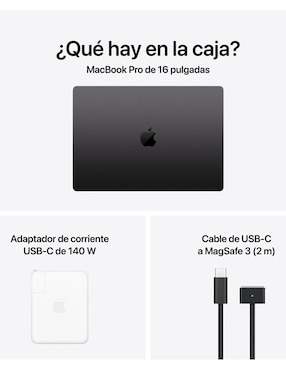 Apple MacBook Pro 16 pulgadas M5 Pro 24 GB RAM 1 TB SSD Negro Espacial