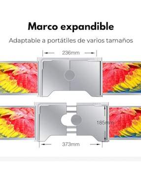 Monitor portátil Mr. Gadgets IPS Full HD 12 pulgadas S200