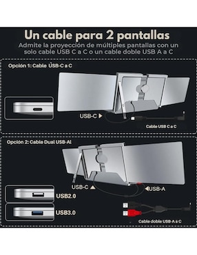 Monitor portátil Mr. Gadgets IPS Full HD 14 pulgadas S688