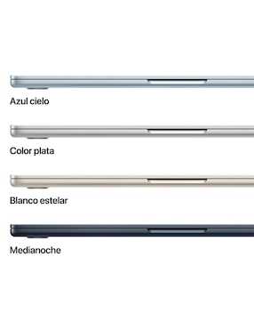 Apple MacBook Air 13 pulgadas Chip M5 16 GB RAM 512 GB SSD Color Plata