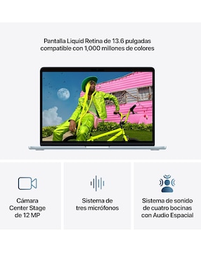 Apple MacBook Air 13 pulgadas Chip M5 16 GB RAM 512 GB SSD Azul Cielo