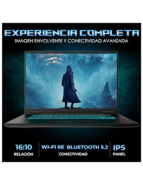 Laptop gamer Gigabyte GA16E-5050Ci732512M 16 pulgadas WUXGA Intel Core i7 NVIDIA GeForce RTX 5050 32 GB RAM 512 GB SSD