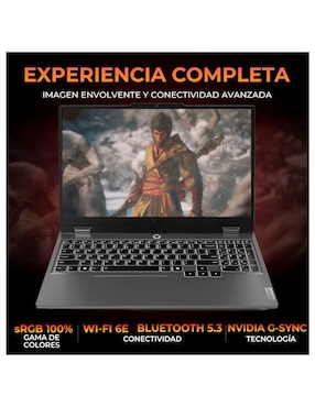 Laptop gamer Lenovo LOQ15I-506024512M 15.6 pulgadas Full HD AMD Ryzen 7 NVIDIA GeForce RTX 5060 24 GB RAM 512 GB SSD