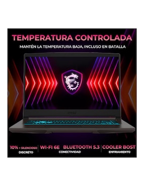 Laptop gamer MSI TH15I-2050R5321M 15.6 pulgadas Full HD AMD Ryzen 5 Nvidia GeForce RTX 2050 32 GB RAM 1 TB SSD