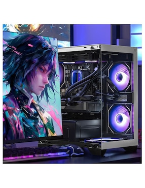 Computadora gamer Xtreme Pc Gaming XTPCR732GB5060TICHBW AMD Ryzen 7 NVIDIA GeForce RTX 5060 Ti 32 GB RAM 1 TB SSD