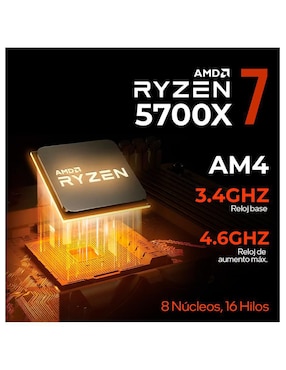 Computadora gamer Xtreme Pc Gaming XTPCR732GB5060TICHBW AMD Ryzen 7 NVIDIA GeForce RTX 5060 Ti 32 GB RAM 1 TB SSD