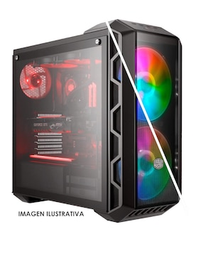 Gabinete Gamer Cooler Master MasterCase H500 RGB Cristal Templado MCM-H500-IGNN-S01