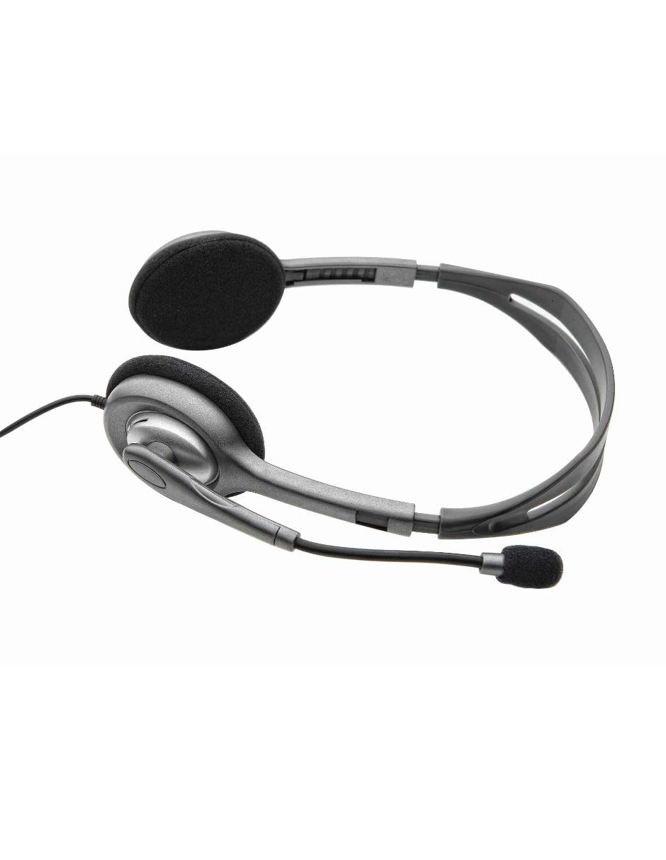 Audífonos On-Ear H111 Stereo Headset gris 3