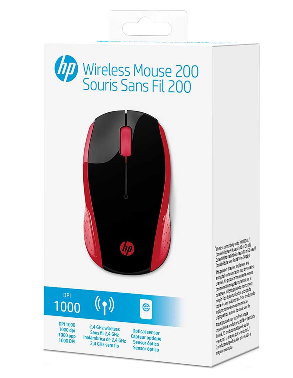 Mouse inalámbrico 200 Emprs 2HU82AA 6