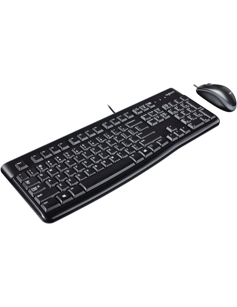 Mouse y teclado alámbrico MK120 14