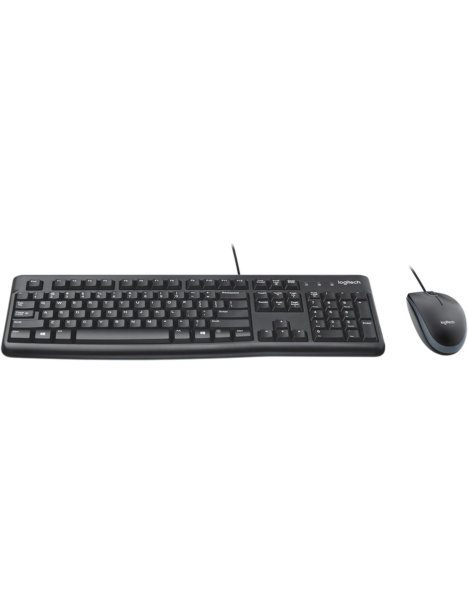 Mouse y teclado alámbrico MK120 15