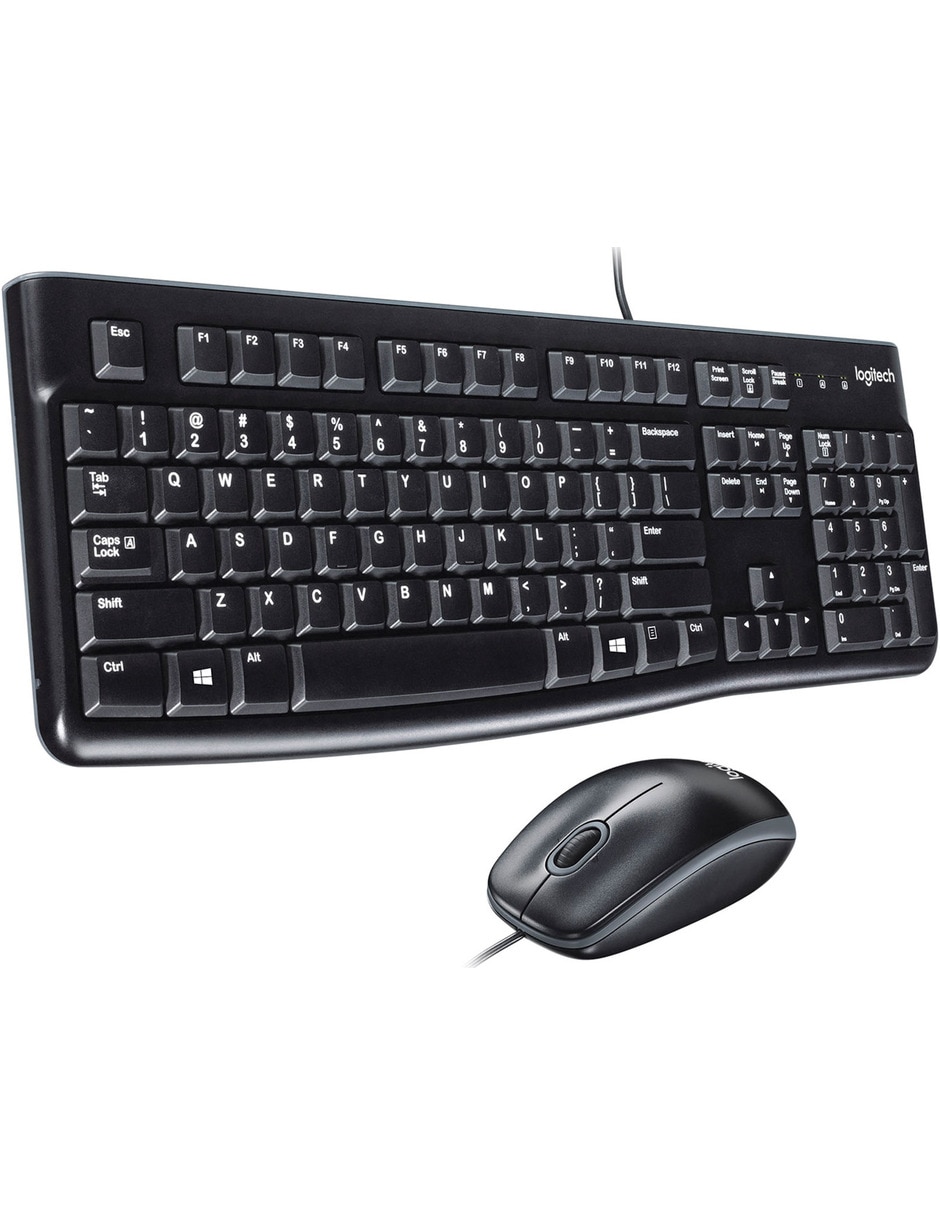 Mouse y teclado alámbrico MK120 16