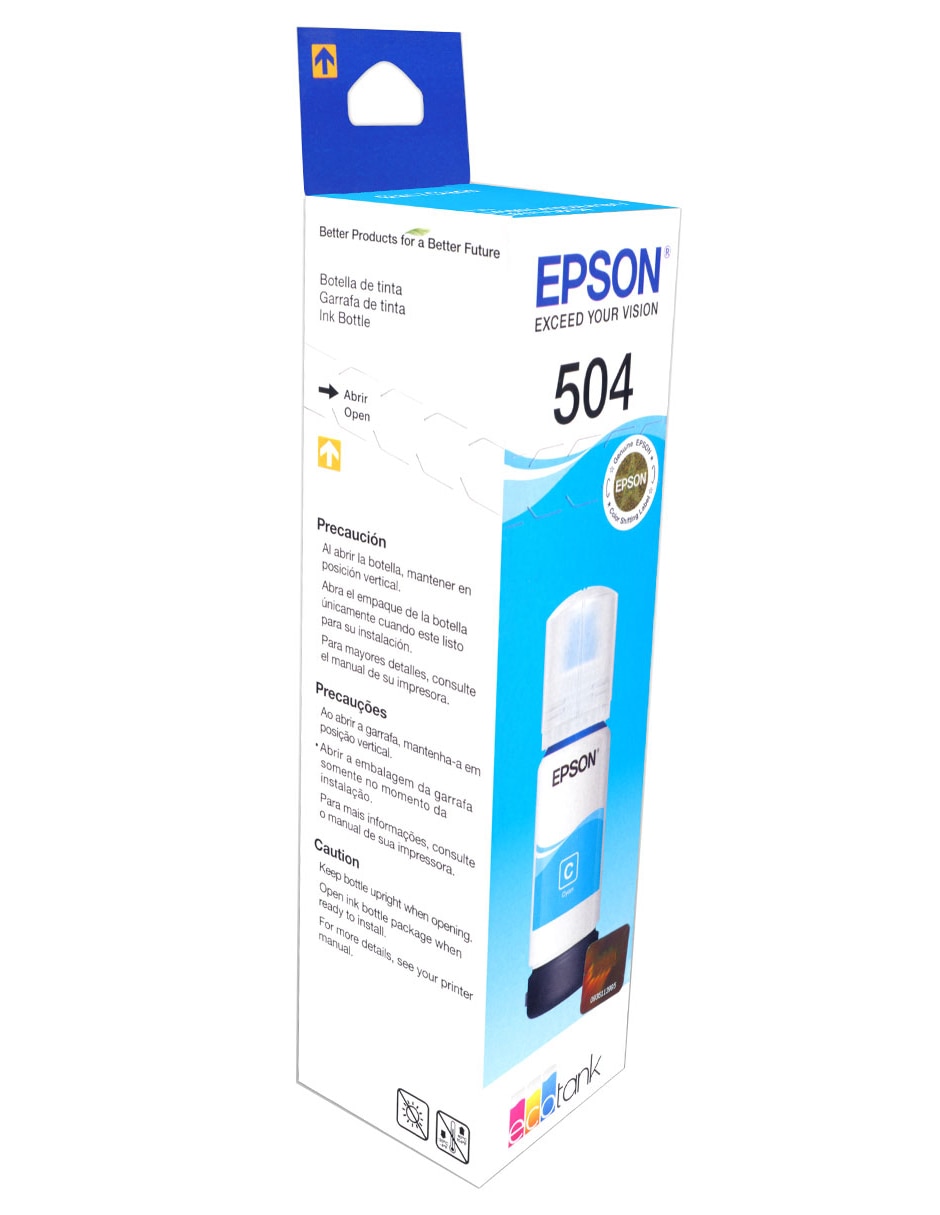 Botella de Tinta 504 azul 2