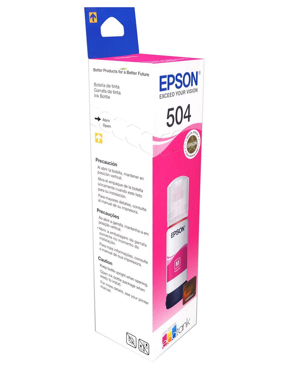 Botella de Tinta 504 magenta 2