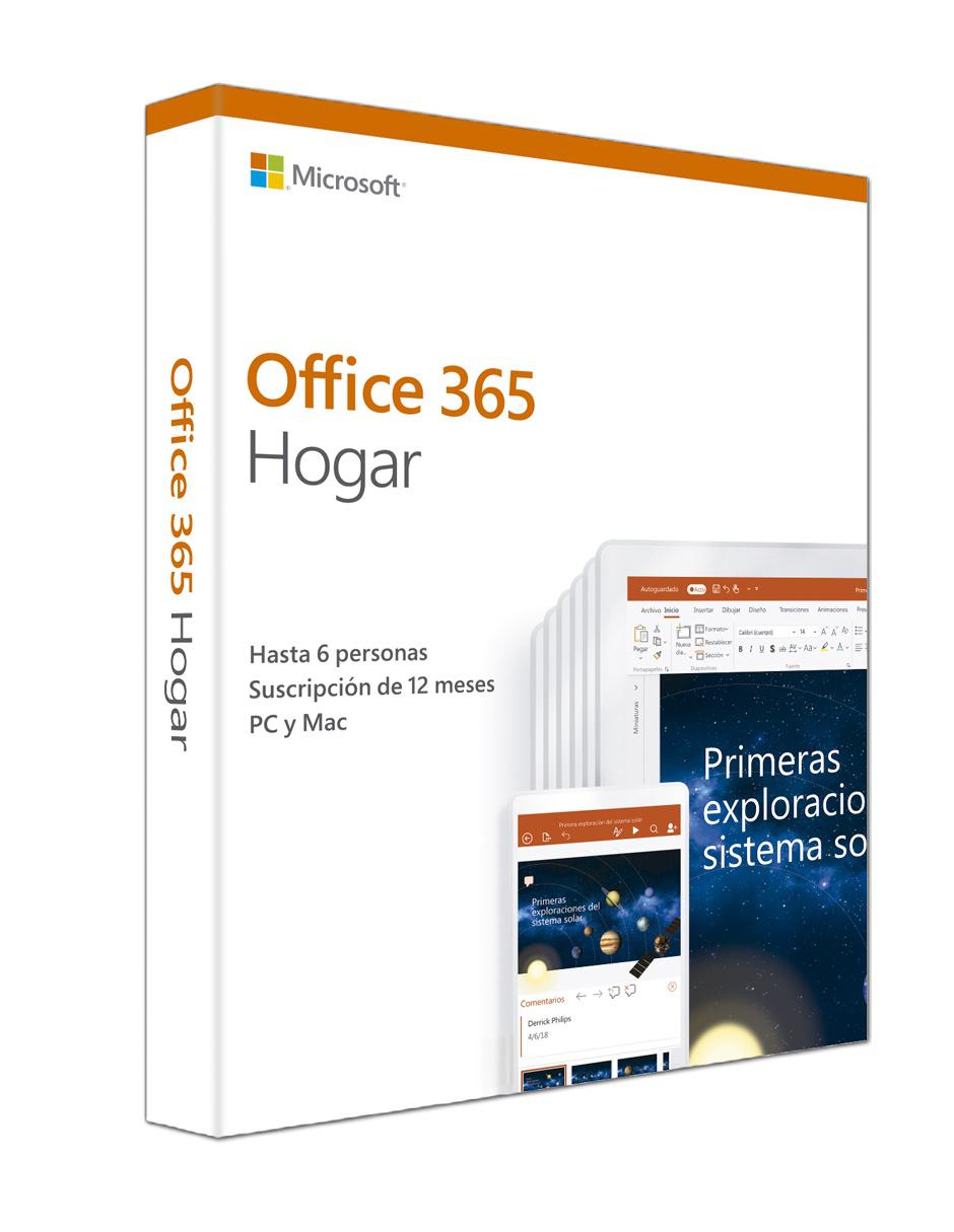 Software Microsoft Office 365 Hogar 