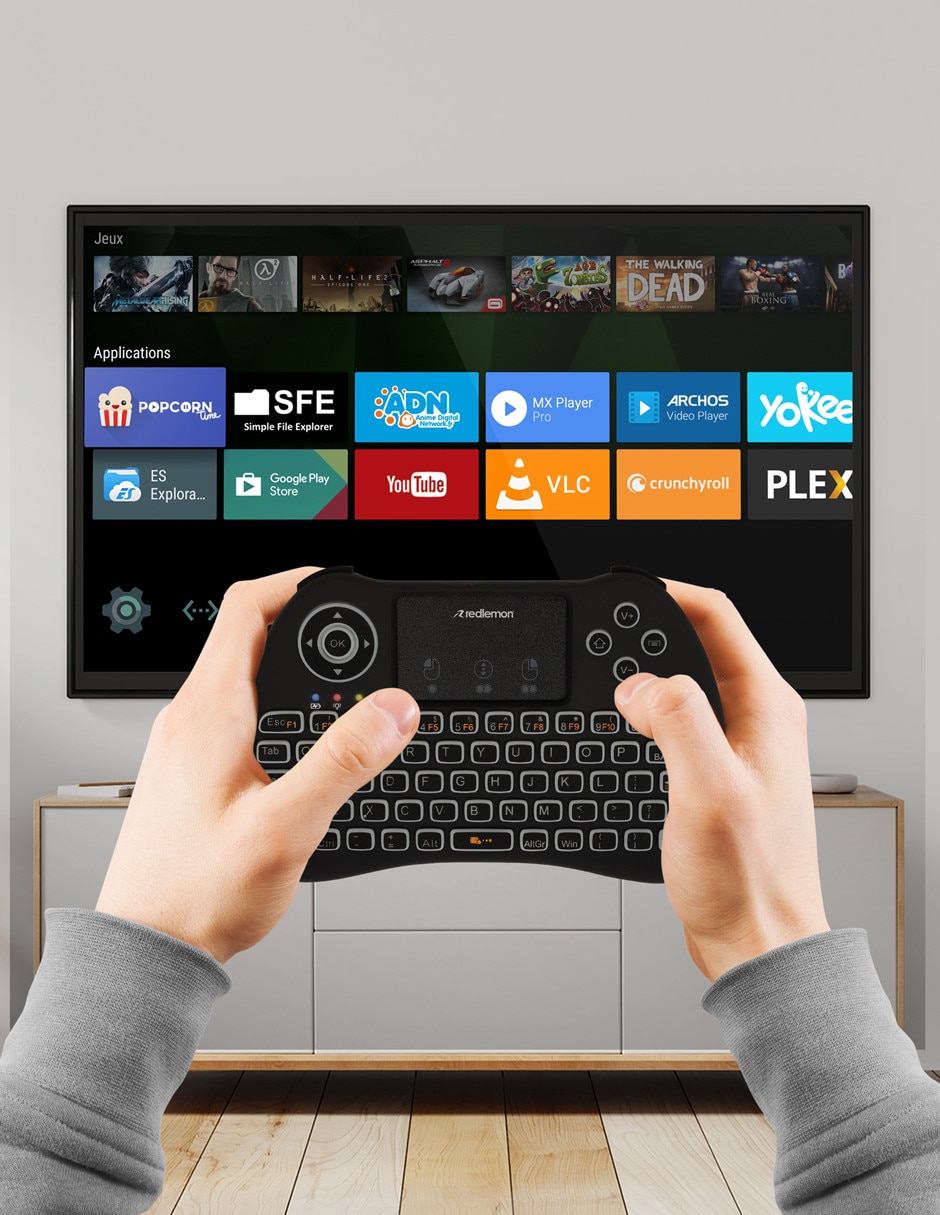 Teclado inalámbrico Mini Con Touchpad 8