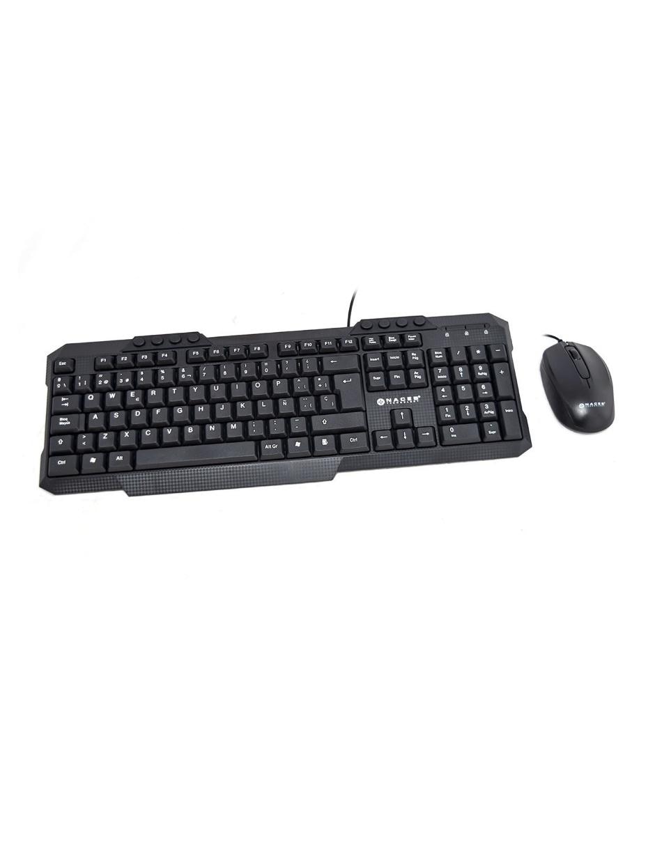 Kit 2 en 1 NA618N Teclado y Mouse Multimedia USB Kit 2 en 1 NA618N Teclado y Mouse Multimedia USB