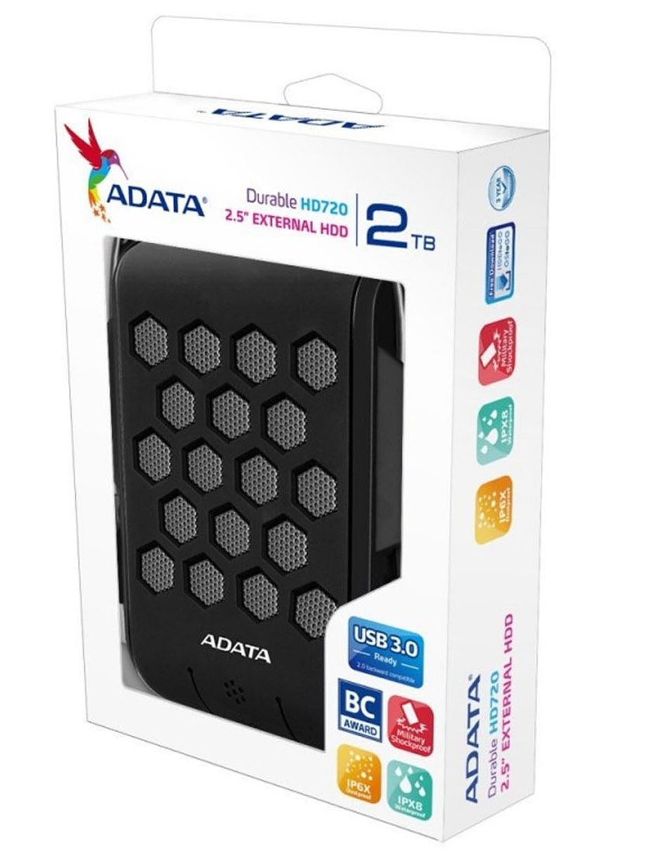 Disco duro externo capacidad 2 TB 6