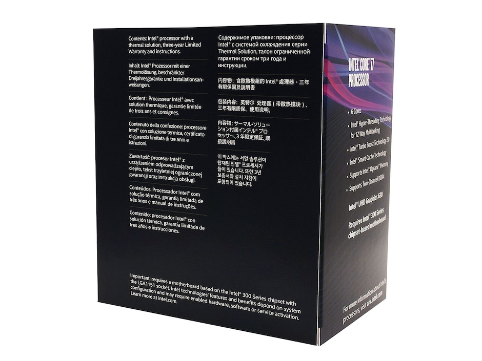Procesador Core I7 8700 3.20 GHz 1151 12 MB