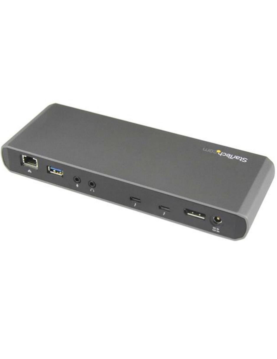 Docking Station Thunderbolt 3 con Salidas Dobles de Video 4K para Laptops Replicador de Puertos 5K Startech.com 3