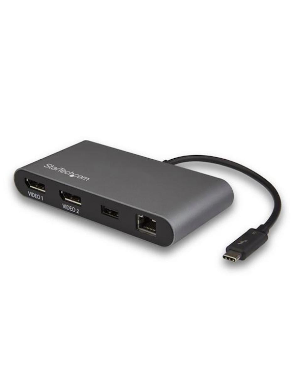 Mini Dock Thunderbolt 3 para Doble Pantalla de 4K con DisplayPort Startech.com Mini Dock Thunderbolt 3 para Doble Pantalla de 4K con DisplayPort Startech.com