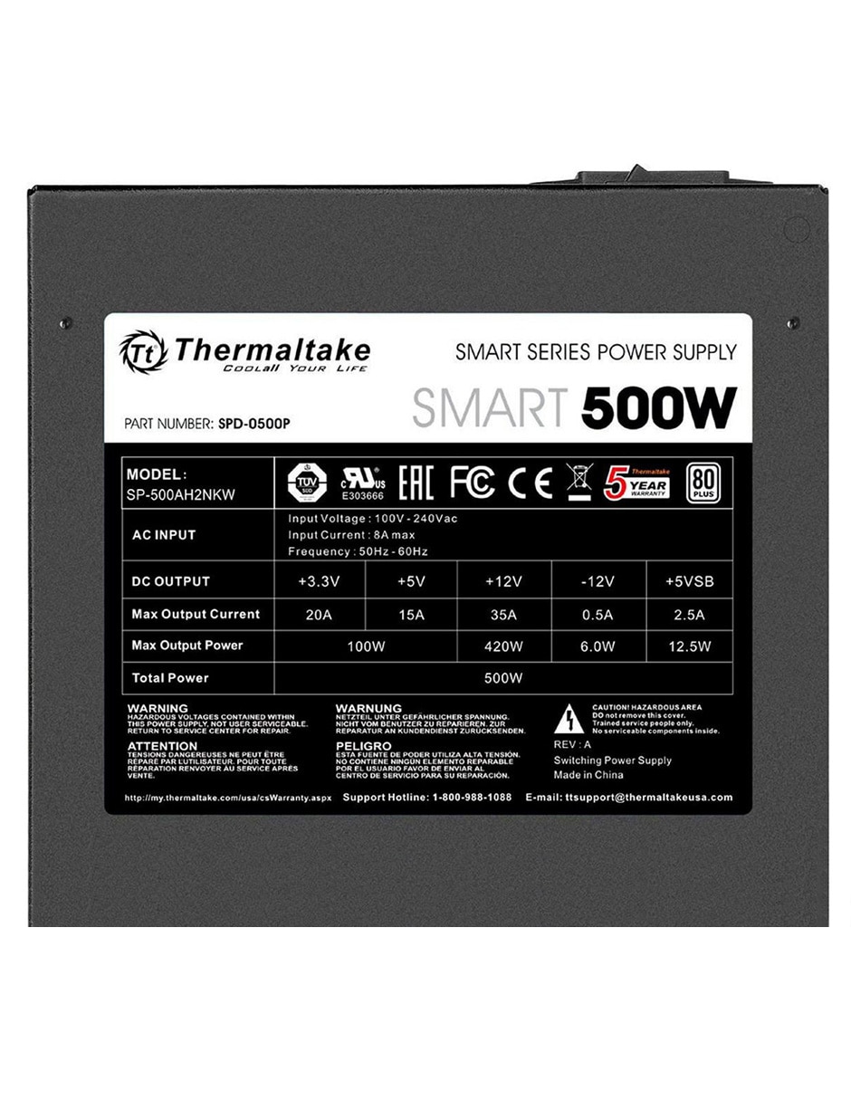 Fuente 500W White 80Plus Ps-Spd-0500Npcwus-W 2
