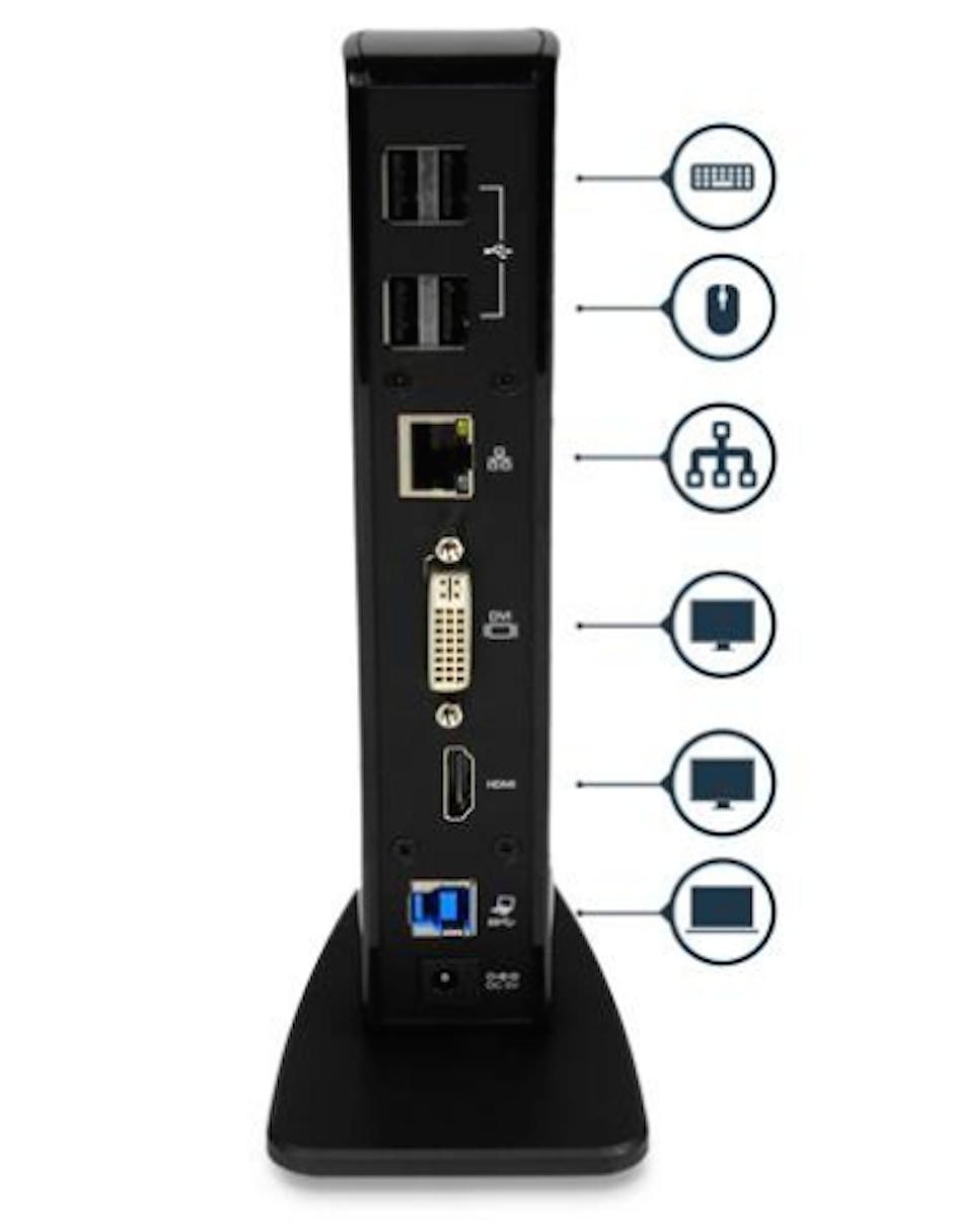 Docking Station USB 3.0 para Dos Pantallas con HDMI DVI StarTech.com 3