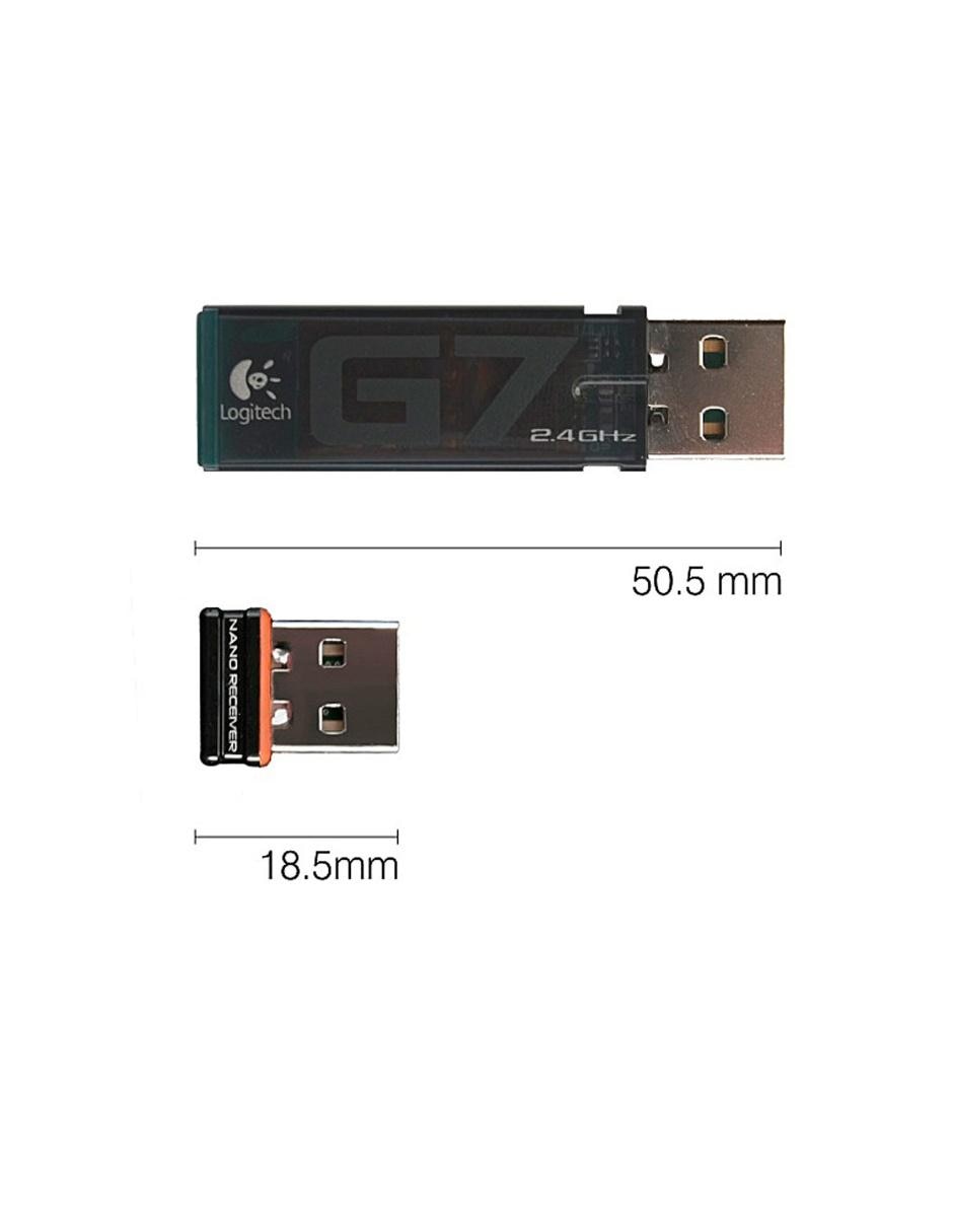 Mouse M185 Óptico negro Inalámbrico 4