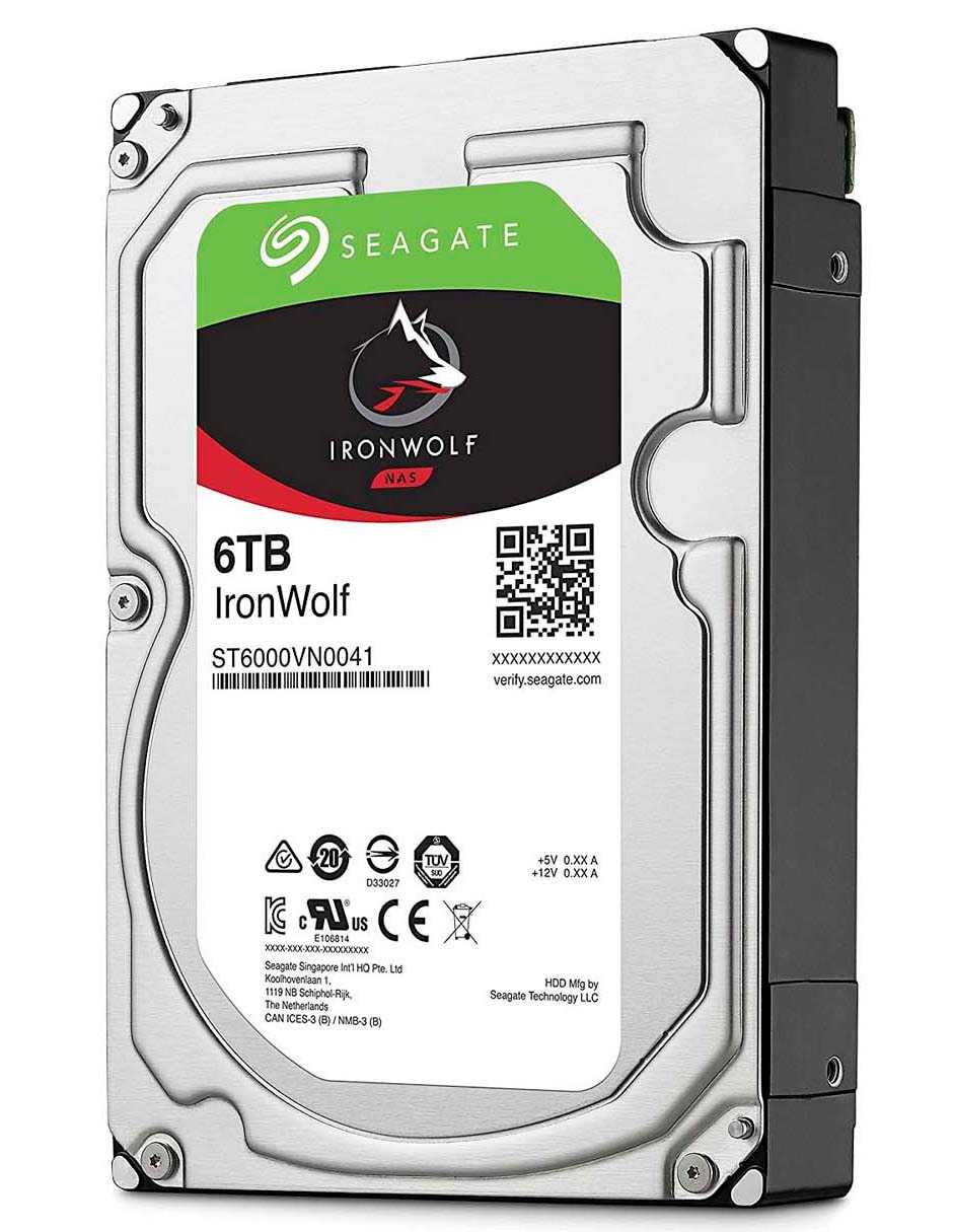 Disco Duro 6 TB Nuevo Ironwolf (Nas) 3.5 Sata3 5900Rpm St6000Vn0041 2