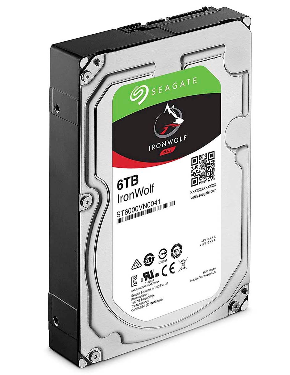 Disco Duro 6 TB Nuevo Ironwolf (Nas) 3.5 Sata3 5900Rpm St6000Vn0041 5