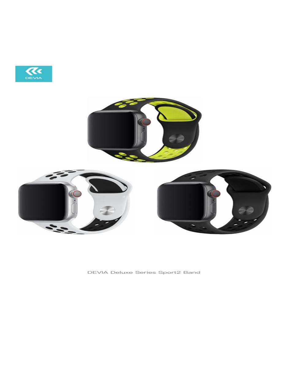 Correa Extensible Apple Watch Sport con Orificios 42mm 44mm 6